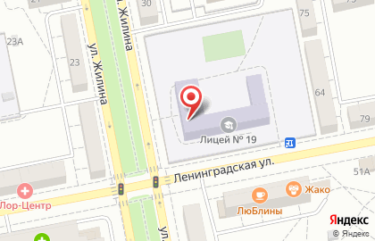 Лицей №19 в Тольятти на карте
