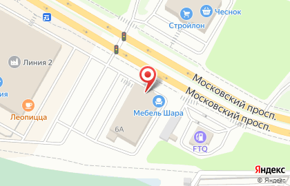 Мебельный салон LAZURIT на Московском проспекте на карте