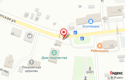 Фирменный магазин Мясокомбинат Звениговский на Советской улице на карте