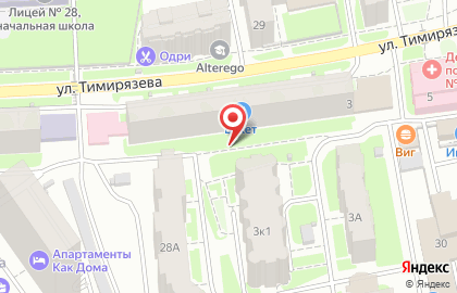 Компьютерный сервис, ИП Козлов С.А. на улице Тимирязева на карте