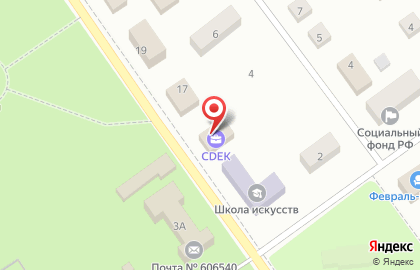 Транспортная компания Сдэк в Нижнем Новгороде на карте