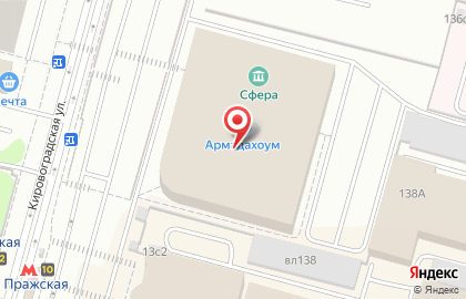 Европейский Гимнастический Центр на улице Академика Янгеля на карте