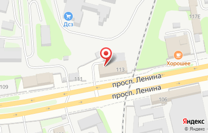 Автомойка на улице Ленина 111А на карте