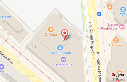Мебельная фабрика Место есть на площади Карла Маркса на карте