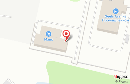 Торговый центр Маяк на Промышленном шоссе на карте