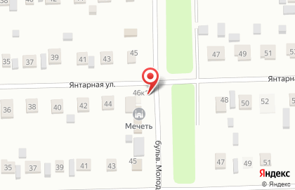 Шиномонтажная мастерская на Янтарной улице на карте