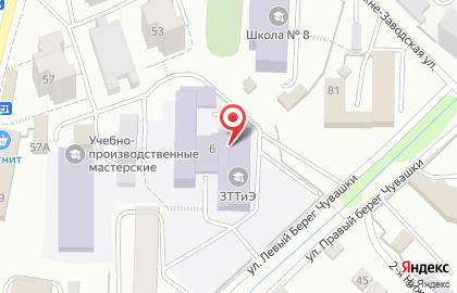 Автошкола Златоустовский учебно-курсовой комбинат в Челябинске на карте