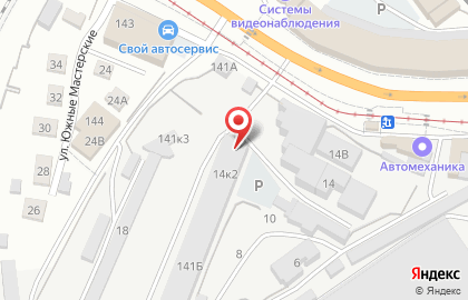 Автостоянка в Барнауле на карте