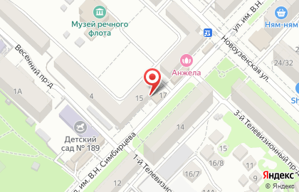 Магазин смешанных товаров Калейдоскоп в Октябрьском районе на карте
