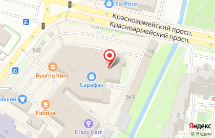 Магазин электроники и бытовой техники Технопарк в Привокзальном районе на карте