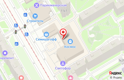 Ювелирный салон Дива на проспекте Авиаконструкторов на карте