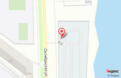 Автостоянка в Архангельске на карте