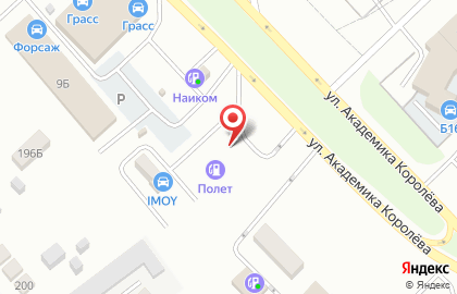 Полет в Казани на карте