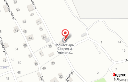 Мужской монастырь преподобных Сергия и Германа Валаамских на карте