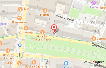 Кафе-ресторан Сандал в Красносельском районе на карте