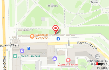 Продуктовый магазин Фермер в Московском районе на карте