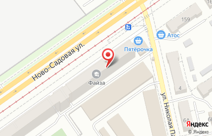 Танцевальная студия Созвездие на Ново-Садовой улице на карте