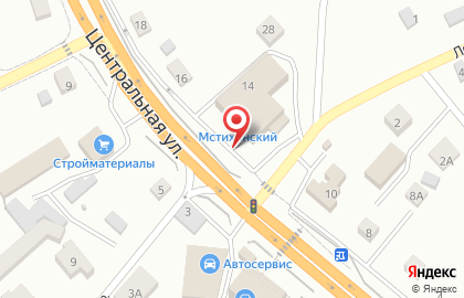 Экспресс-бар Дом пива на Центральной улице на карте