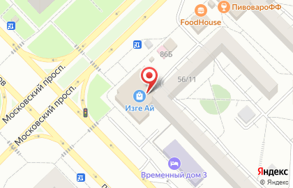Магазин печатной продукции на Московском проспекте на карте