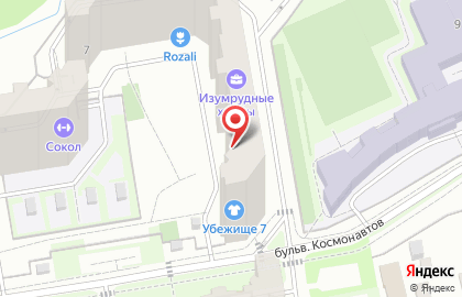 Магазин Сити Маркет на бульваре Космонавтов на карте