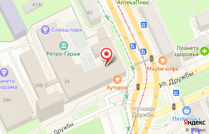 Золотая луна на карте