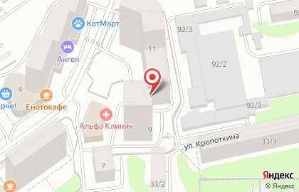 Торговая компания РеалПлит в Заельцовском районе на карте