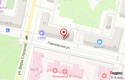 Компания Мир Натяжных потолков на Павловской улице на карте