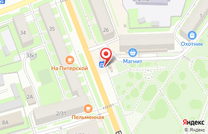 Киоск Трубичино на Большой Санкт-Петербургской улице на карте