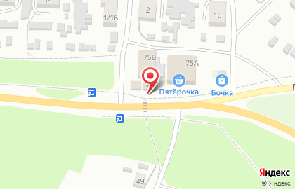 Булочная на Гледенской на карте
