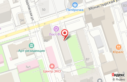 Служба заказа товаров аптечного ассортимента Аптека.ру на Монастырской улице на карте