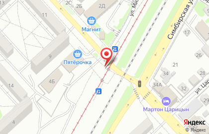 Киоск молочной продукции в Ворошиловском районе на карте