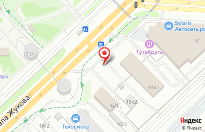 Ковровый рай на улице Маршала Жукова на карте