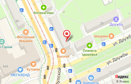 Сеть салонов сотовой связи, ИП Трухина А.А. на улице Крупской на карте
