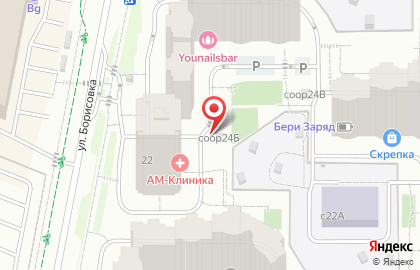 Кабинет электроэпиляции на улице Борисовка на карте