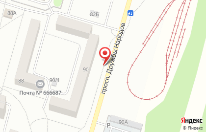 EKG на проспекте Дружбы Народов на карте