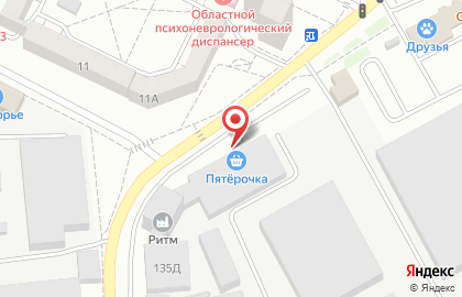Магазин канцелярских товаров inФОРМАТ в Белгороде на карте