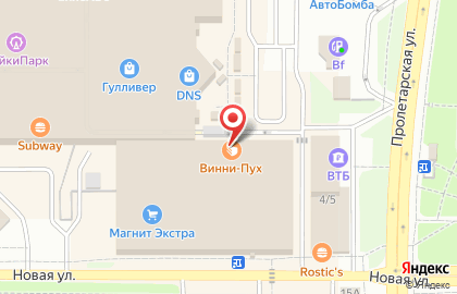 Кондитерский магазин Винни Пух в Промышленном районе на карте