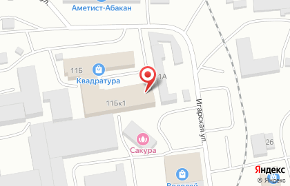 Торговая компания Сибирский дом на Игарской на карте