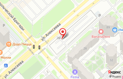 Автостоянка в Красноярске на карте