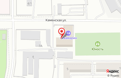 Фитнес-центр Аквамарин на карте