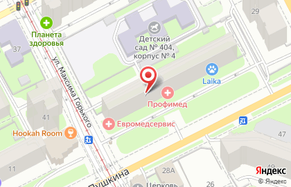 Салон красоты MAKSIMUS в Ленинском районе на карте