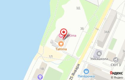 Сауна и гостиница TaKima на карте