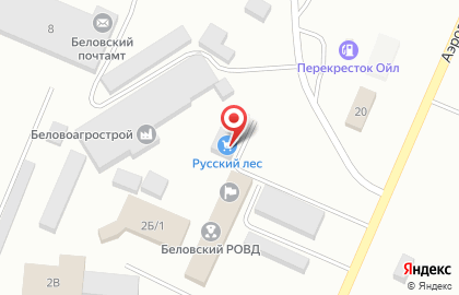 Магазин-склад отделочных материалов из дерева Русский лес на карте