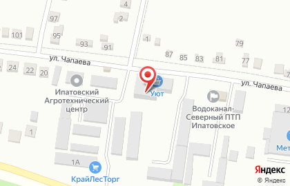 Супермаркет Уют на карте