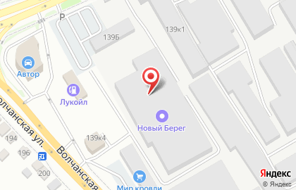 АТП на Волчанской улице на карте