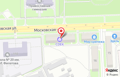 Служба доставки Сдэк во Владимире на карте