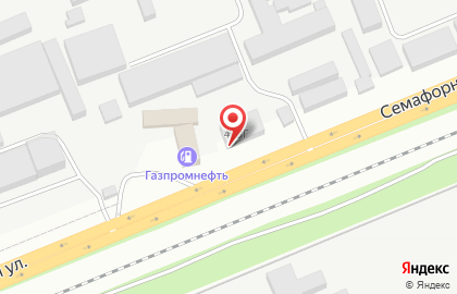 Комфортный дом на Семафорной улице на карте