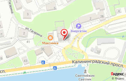 Парикмахерская ЭгоистКа на улице Гагарина на карте