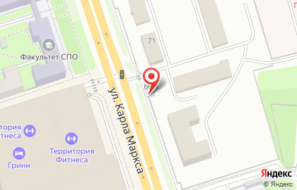 Банкомат ВТБ на улице Карла Маркса, 67/5 на карте