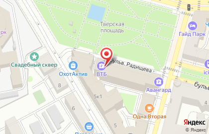 Банк ВТБ в Твери на карте